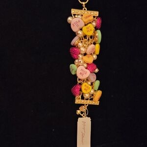 *Brand New* Betsey Johnson Women's Sweetheart Statement Bracelet